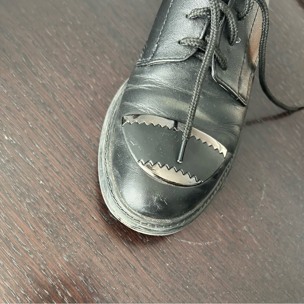 Olli Women’s  Black Leather Derby Shoes with Toe Embellishments. Size EU 38 - Picture 10 of 16